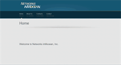 Desktop Screenshot of networksinmocean.com